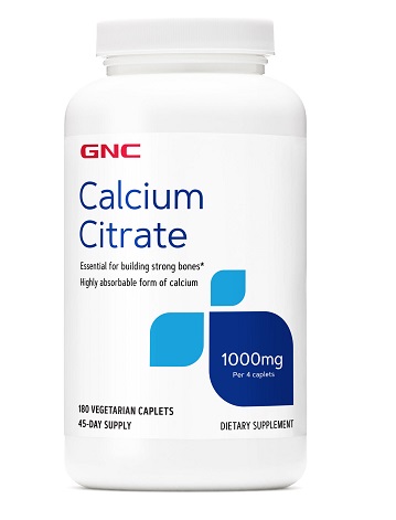 GNC 鈣 Calcium Citrate 1000 檸檬酸鈣 180顆